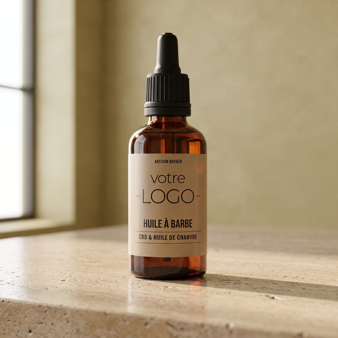Huile à barbe testeur — packshot studio MY.LAB